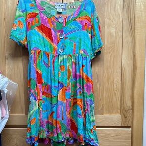 Marta Bay Colorful Abstract Dress